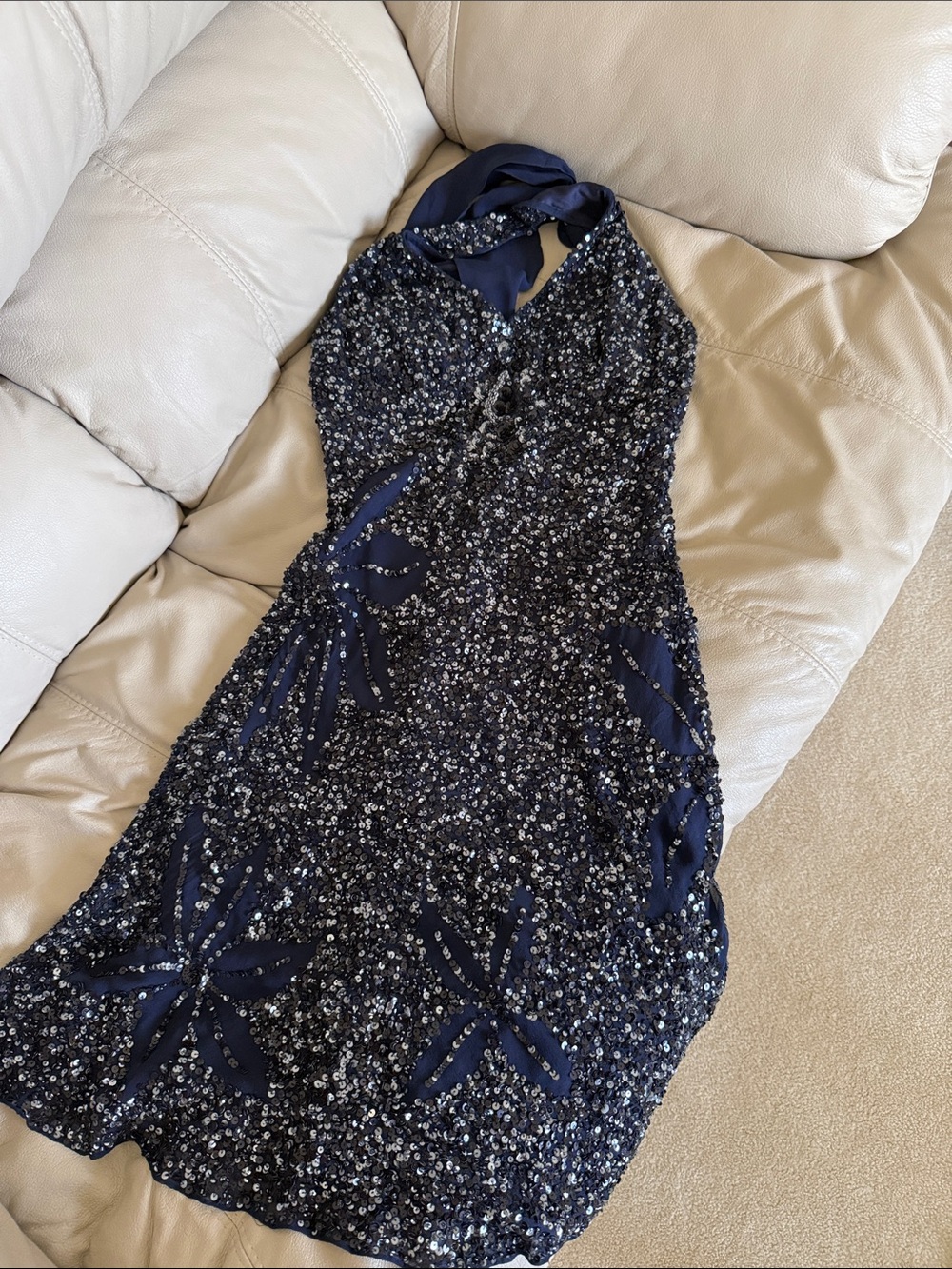 Halter Sequin Dress